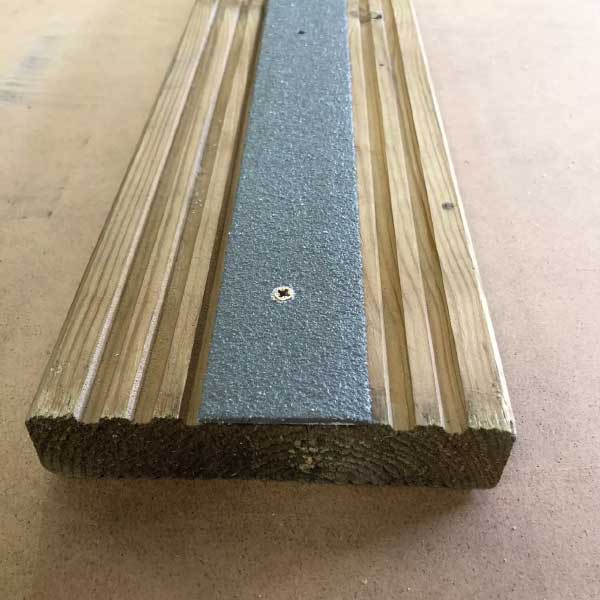 50mm Pre Drilled Non Slip GRP Decking Strips For Slippery Decking