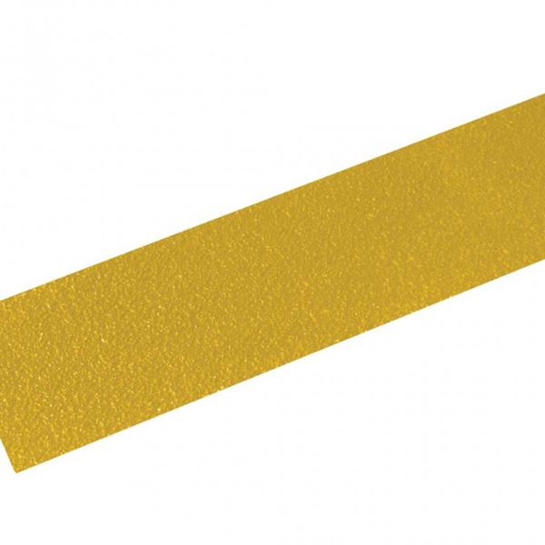 90mm Medium Grit Non-Slip Decking Strips - Yellow