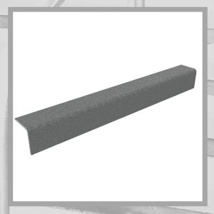 Gray GRP Stair Nosing Cover Non Slip - Pack of 10