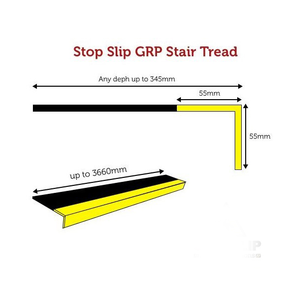 Heavy Duty Black Anti Slip Stair Tread Cover For Stairways