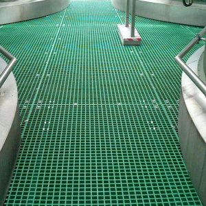 Heavy Duty GRP Grating Non Slip Green