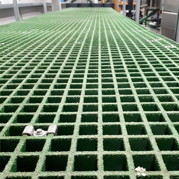 Highly Durable Moulded Non-Slip Composite Floor Open Mesh GRP Grating